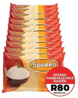 1UP Spekko parboiled rice offer