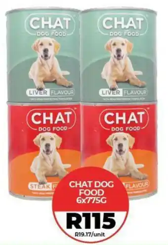1UP Chat dog food offer