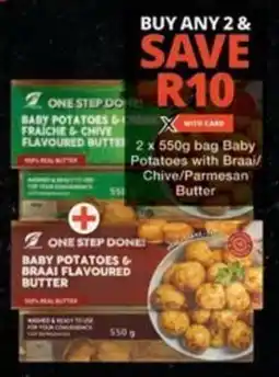 Checkers Hyper Baby Potatoes with Braai/ Chive/ Parmesan Butter offer