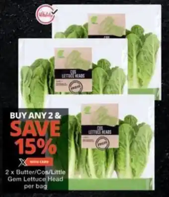 Checkers Hyper Butter/ Cos/ Little Gem Lettuce Head offer