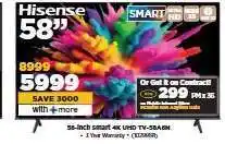 HiFi Corp Hisense 58 offer