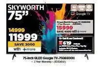 HiFi Corp 75-Inch QLED Google TV-75Q6600H offer