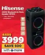 HiFi Corp Hisense 400W Bluetooth DJ Party Speaker HP300 offer