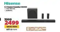 HiFi Corp Hisense 5.1 Channel Soundbar HS5100 offer