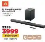 HiFi Corp JBL 3.1 Channel Sound Bar Cinema SB350 offer