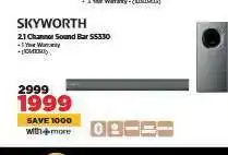 HiFi Corp SKYWORTH 2.1 Channel Sound Bar SS330 offer