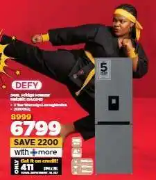 HiFi Corp DEFY 348L Fridge Freezer Metallic Dac65 offer