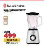 HiFi Corp Russell Hobbs Glass Jug Blender 1000W offer
