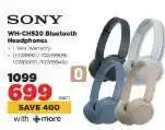 HiFi Corp Sony WH-CH520 Bluetooth Headphones offer