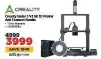 HiFi Corp Creality Ender 3 V3 SE 3D Printer And Filament Bundle offer