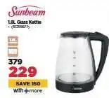 HiFi Corp Sunbeam 1.8L Glass Kettle offer