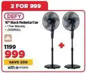 HiFi Corp DEFY 16 Black Pedestal Fan offer