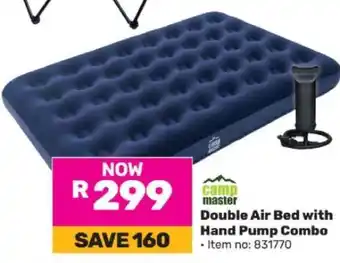 Game Double Air Bed with Hand Pump Combo offer