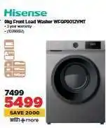 HiFi Corp Hisense 9kg Front Load Washer WFQP9012VMT offer