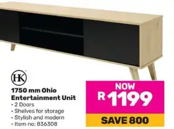 Game 1750 mm Ohio Entertainment Unit offer