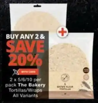 Checkers Hyper he Bakery Tortillas/ Wraps All Variants offer