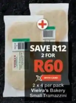 Checkers Hyper Vieira's Bakery Small Tramazzini offer