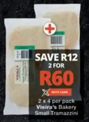 Checkers Hyper Vieira's Bakery Small Tramazzini offer