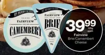 Checkers Hyper Fairview Brie/ Camembert Cheese offer