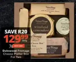 Checkers Hyper Dalewood Fromage Cheese Platter Box For Two offer