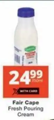 Checkers Hyper Fair Cape Fresh Pouring Cream offer