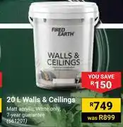 Builders Warehouse Fired Earth Walls & Ceilings 561201-20Ltr offer