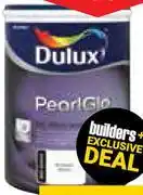 Builders Warehouse Dulux 5L Pearlglo Non Drip Water Based Enamel offer