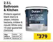 Builders Warehouse Duram 2.5L Bathroom & Kitchen offer