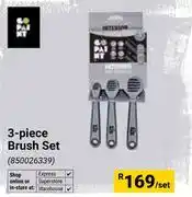 Builders Warehouse Go Paint 3 Piece Brush Set-Per Set offer