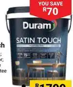 Builders Warehouse Duram 20L Satin Touch offer