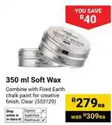 Builders Warehouse Fired Earth 350ml Soft Wax-Each offer