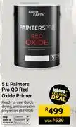 Builders Warehouse Fired Earth 5L Painters Pro QD Red Oxide Primer (529208) offer