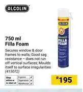 Builders Warehouse Alcolin 750ml Filla Foam offer
