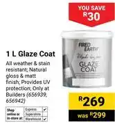 Builders Warehouse Fired Earth 1L Glaze Coat offer