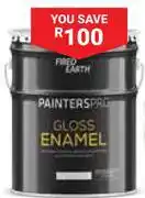 Builders Warehouse Fired Earth 1L Painters Pro Gloss Enamel (704379) offer