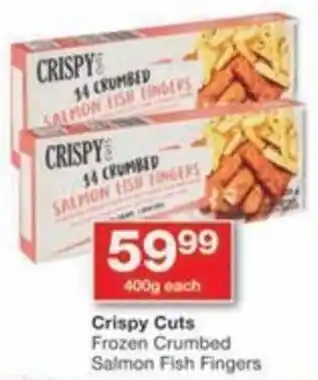 Checkers Hyper Crispy Cuts Frozen Crumbed Salmon Fish Fingers offer