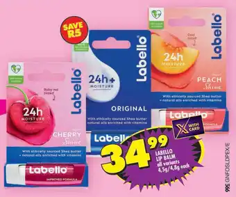 Shoprite Labello lip balm offer