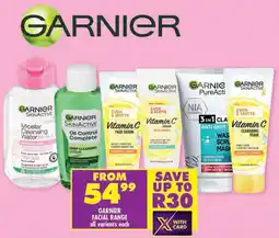 Shoprite Garnier facial range offer