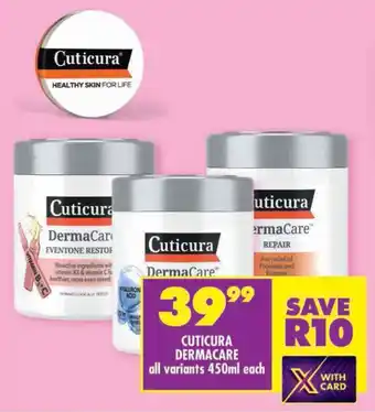 Shoprite Cuticura dermacare offer