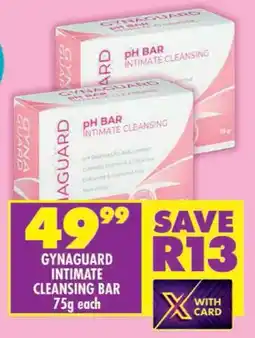 Shoprite Gynaguard intimate cleansing bar offer