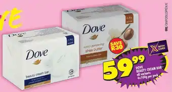 Shoprite Dove beauty cream bar offer