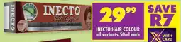 Shoprite Inecto hair colour offer