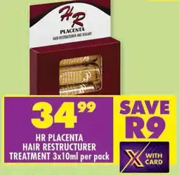 Shoprite Hr placenta hair restructurer treatment offer