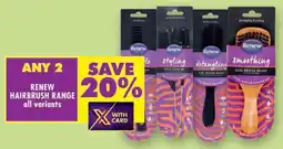 Shoprite Renew hairbrush range offer