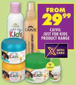 Shoprite Caivil just for kids product range offer