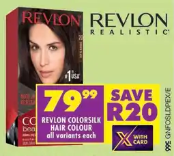 Shoprite Revlon colorsilk hair colour offer