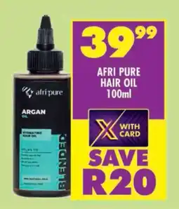 Shoprite Afri pure hair oil offer