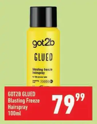 Shoprite GOT2B GLUED Blasting Freeze Hairspray offer