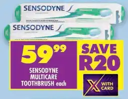 Shoprite Sensodyne multicare toothbrush offer