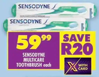Sensodyne multicare toothbrush